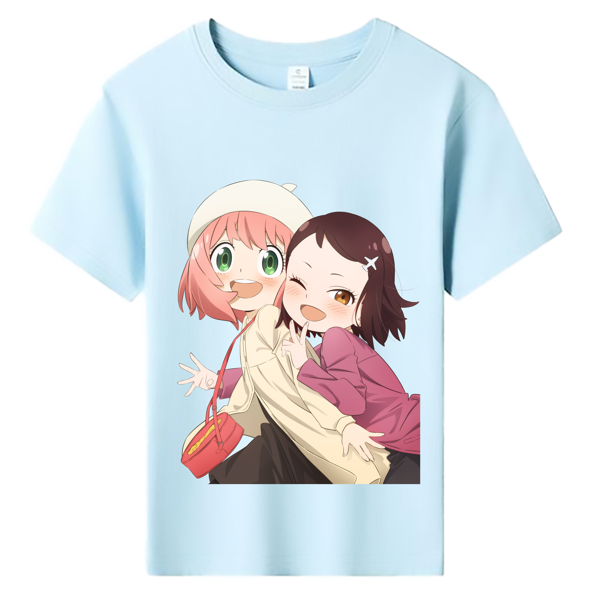 （画像用） SPY×FAMILY间谍家家酒 綿100％キッズTシャツ（フロントプリント）